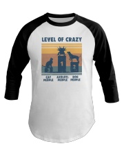 Level Of Crazy Axolotl Baseball Tee tile