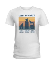 Level Of Crazy Axolotl Ladies T-Shirt tile