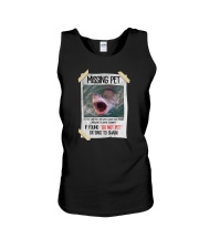 Missing Pet Shark Unisex Tank tile