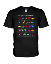 My Dinosaur Alphabet V-Neck T-Shirt tile