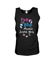 Pink Or Blue Auntie Loves You Unisex Tank tile