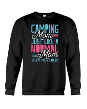 Camping Mom Just Like A Normal Mom Crewneck Sweatshirt tile