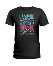 Camping Mom Just Like A Normal Mom Ladies T-Shirt tile