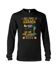 I Just Want To Work In My Garden Dog Lovers Long Sleeve Tee tile