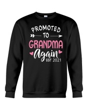 Promoted To Grandma Again Est 2021 Crewneck Sweatshirt tile