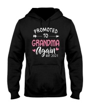 Promoted To Grandma Again Est 2021 Hooded Sweatshirt tile