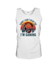 Sorry I Can't Hear You I'm Gaming Unisex Tank tile