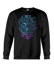 They Whispered To Her Skull Crewneck Sweatshirt tile