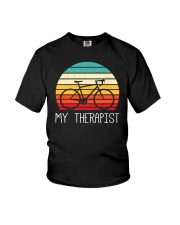 My Therapist Cycling Youth T-Shirt tile