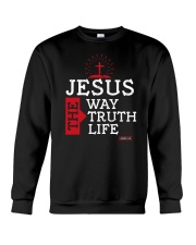 Jesus The Way The Truth The Life Crewneck Sweatshirt tile