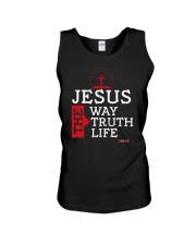 Jesus The Way The Truth The Life Unisex Tank tile