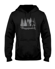 Bassquatch Bigfoot Fishing Hooded Sweatshirt tile
