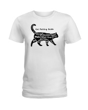 Cat Petting Guide Ladies T-Shirt tile