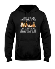 I Might Look Like I'm Listening To You Dogs Hooded Sweatshirt tile