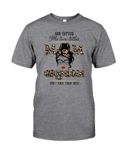 God Gifted Me Two Titles Mom And Grandma Classic T-Shirt front