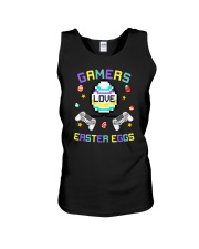 Gamers Love Easter Eggs Unisex Tank tile