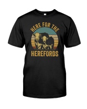 Here For The Herefords Classic T-Shirt front