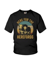 Here For The Herefords Youth T-Shirt tile
