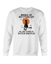 Buckle Up Butter Cup Cat Halloween Crewneck Sweatshirt tile