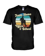 Team Home Office And School V-Neck T-Shirt tile
