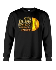 At The Ballpark Is Where I Spend Most Of My Days Crewneck Sweatshirt tile