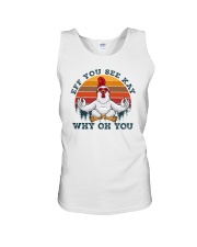 Eff You See Kay Chicken Unisex Tank tile
