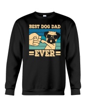 Best Dog Dad Ever Pug Lovers Crewneck Sweatshirt tile