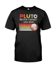 Pluto Never Forget 1930-2006 Classic T-Shirt front