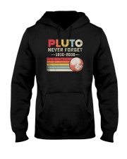 Pluto Never Forget 1930-2006 Hooded Sweatshirt tile