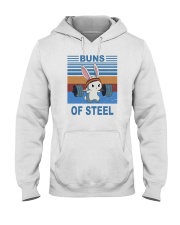 Buns Of Steel Rabbit Hooded Sweatshirt tile