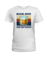 Bour-bon Magic Brown Water For Fun People Ladies T-Shirt tile