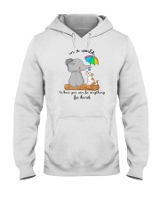 In A World Where You Can Be Anything Be Kind Hooded Sweatshirt tile
