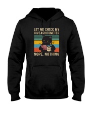 Let Me Check My Giveashitometer Cat Hooded Sweatshirt tile