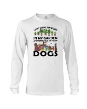 I Just Want To Work In My Garden Dogs Long Sleeve Tee tile