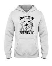 Don't Stop Retrievin' Golden Retriever Hooded Sweatshirt tile