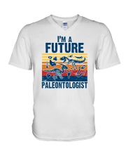 I'm A Future Paleontologist V-Neck T-Shirt tile