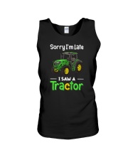 Sorry I'm Late I Saw A Tractor Unisex Tank tile