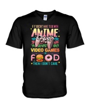 If It Doen't Have To Do With Anime Video Games V-Neck T-Shirt tile
