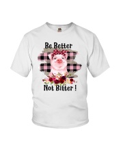 Be Better Not Bitter Pig Youth T-Shirt tile