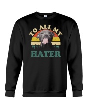 To All My Hater Pitbull Crewneck Sweatshirt tile