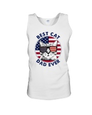 Best Cat Dad Ever Flag Unisex Tank tile