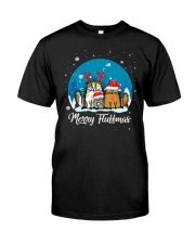 Merry Fluffmas Cat Classic T-Shirt front