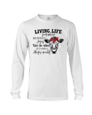 Living Live Somewhere Between Jesus Heifer Long Sleeve Tee tile