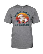 Merry Drunk I'm Chrismas Classic T-Shirt front