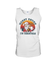 Merry Drunk I'm Chrismas Unisex Tank tile