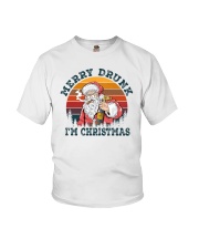Merry Drunk I'm Chrismas Youth T-Shirt tile