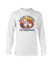 Merry Drunk I'm Chrismas Long Sleeve Tee tile