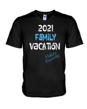 2021 Family Vacation Making Memories V-Neck T-Shirt tile