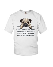 Every Snack You Make Pug Youth T-Shirt tile