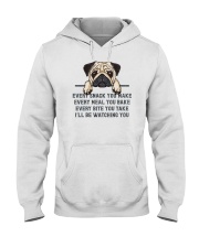 Every Snack You Make Pug Hooded Sweatshirt tile
